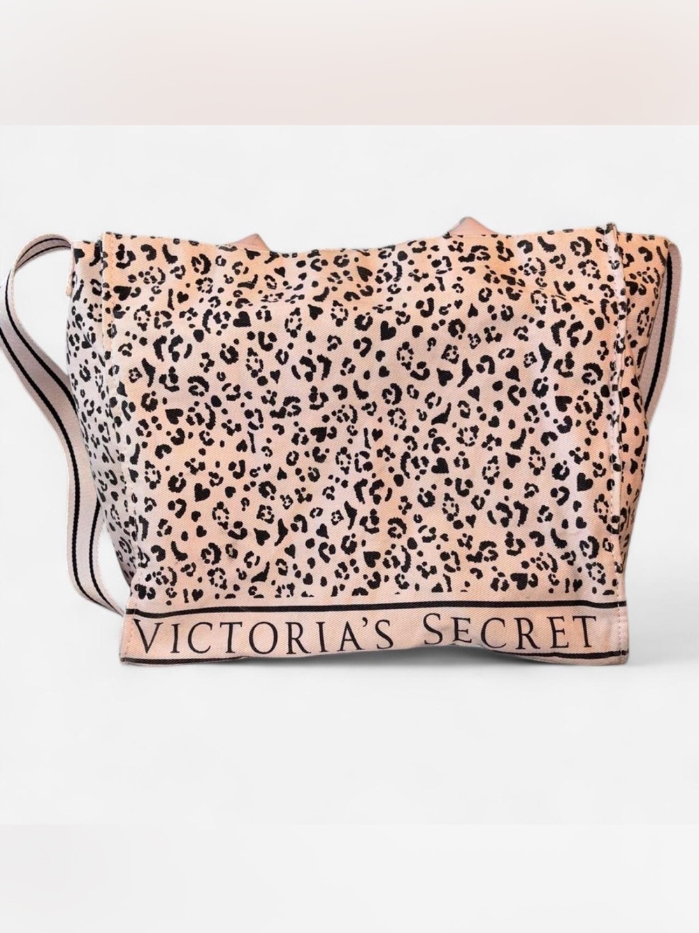 Used Victoria's Secret Pink Leopard Print Tote